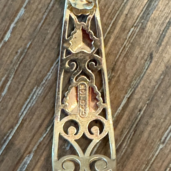 Vintage Black Hills 10k Multi Color Black Hills Gold Earrings - Picture 5 of 7